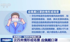 【冬季谨防呼吸道疾病】新闻提示：如何科学佩戴口罩