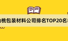 仙桃包装材料公司排名TOP20名单