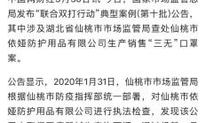 果然出事了！仙桃一无纺布生产“三无”口罩被罚755万